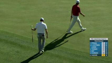 Adam Hadwin | Round 3 | 10th hole | Shot 3 | 2025 The American Express