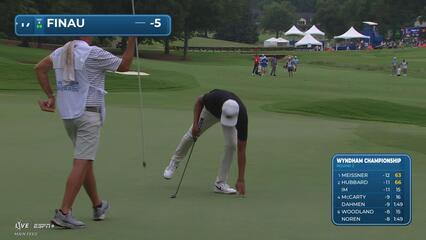 Tony Finau | Round 2 | 8th hole | Shot 4 | 2025 Wyndham