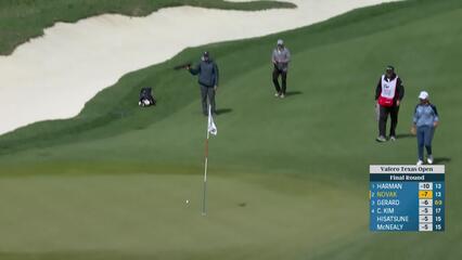 Andrew Novak | Round 4 | 14th hole | Shot 3 | 2025 Valero