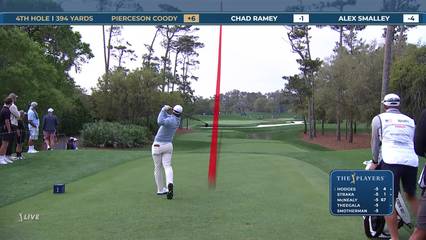 Pierceson Coody | Round 2 | 4th hole | Shot 1 | 2026 THE PLAYERS
