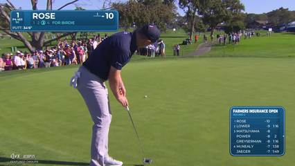Justin Rose | Round 2 | 1st hole | Shot 4 | 2026 Farmers
