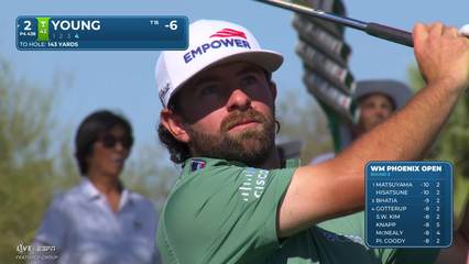 Cameron Young | Round 3 | 2nd hole | Shot 4 | 2026 WM Phoenix Open