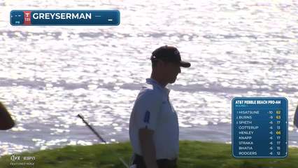 Max Greyserman | Round 1 | 7th hole | Shot 2 | 2026 AT&T Pebble Beach