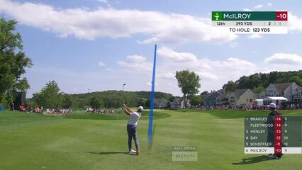 Rory McIlroy | Round 4 | 12th hole | Shot 2 | 2025 Travelers
