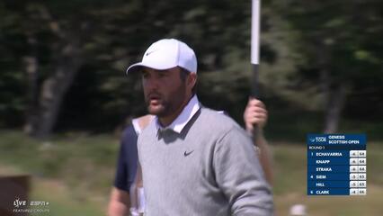 Scottie Scheffler | Round 1 | 9th hole | Shot 3 | 2025 Genesis Scottish Open
