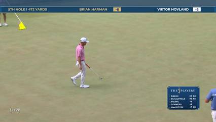 Brian Harman | Round 3 | 5th hole | Shot 3 | 2026 THE PLAYERS