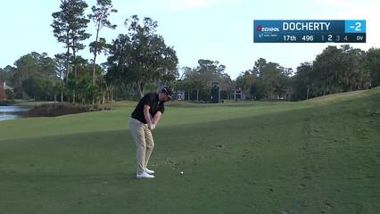 Alistair Docherty | Round 4 | 17th hole | Shot 2 | 2024 PGA TOUR Q-School