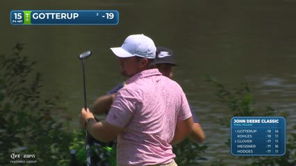 Chris Gotterup | Round 4 | 15th hole | Shot 3 | 2026 John Deere