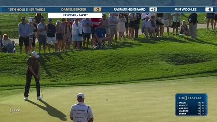 Daniel Berger | Round 2 | 15th hole | Shot 5 | 2025 THE PLAYERS