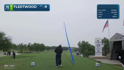 Tommy Fleetwood | Round 4 | 10th hole | Shot 1 | 2026 Valero