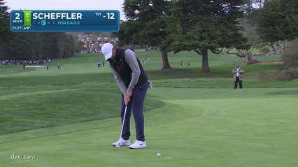 Scottie Scheffler | Round 4 | 2nd hole | Shot 3 | 2026 AT&T Pebble Beach