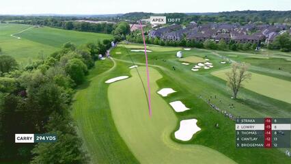 Shane Lowry | Round 4 | 9th hole | Shot 1 | 2025 Truist Championship