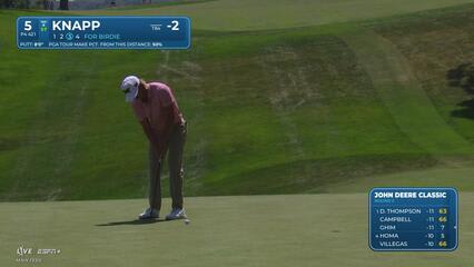Jake Knapp | Round 2 | 5th hole | Shot 3 | 2025 John Deere