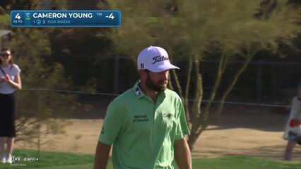 Cameron Young | Round 3 | 4th hole | Shot 2 | 2025 WM Phoenix Open