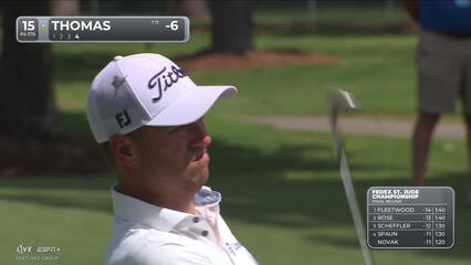 Justin Thomas | Round 4 | 15th hole | Shot 4 | 2025 FedEx St. Jude