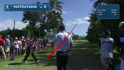 Hideki Matsuyama | Round 2 | 9th hole | Shot 1 | 2026 Sony Open