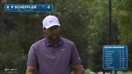 Scottie Scheffler | Round 2 | 8th hole | Shot 3 | 2025 Procore