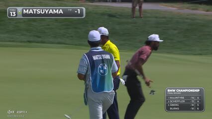 Hideki Matsuyama | Round 4 | 13th hole | Shot 3 | 2025 BMW Championship