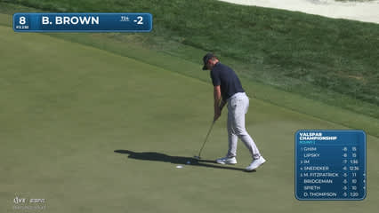 Blades Brown | Round 2 | 8th hole | Shot 3 | 2026 Valspar