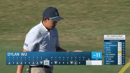 Dylan Wu | Round 4 | 17th hole | Shot 4 | 2025 PGA TOUR Q-School