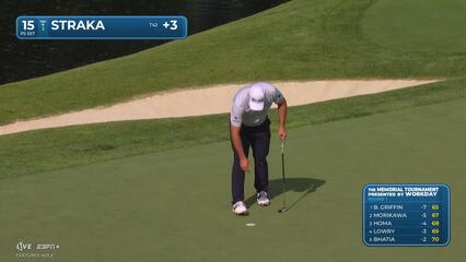 Sepp Straka | Round 1 | 15th hole | Shot 5 | 2025 the Memorial