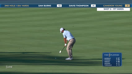 Cameron Young | Round 1 | 2nd hole | Shot 3 | 2026 THE PLAYERS