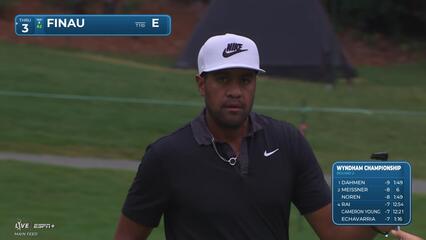Tony Finau | Round 2 | 12th hole | Shot 3 | 2025 Wyndham
