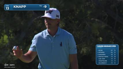 Jake Knapp | Round 3 | 13th hole | Shot 4 | 2026 Farmers