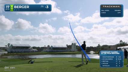 Daniel Berger | Round 2 | 17th hole | Shot 1 | 2026 Cognizant Classic