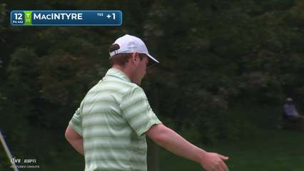 Robert MacIntyre | Round 3 | 12th hole | Shot 5 | 2026 Truist Championship