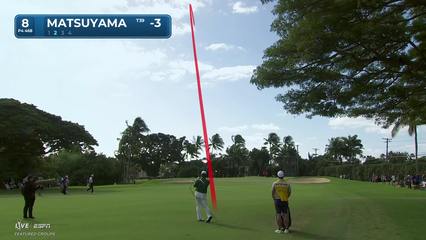 Hideki Matsuyama | Round 3 | 8th hole | Shot 2 | 2026 Sony Open