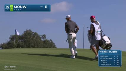 William Mouw | Round 1 | 10th hole | Shot 3 | 2025 The RSM Classic
