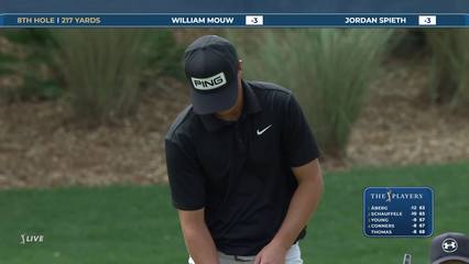 William Mouw | Round 3 | 8th hole | Shot 3 | 2026 THE PLAYERS