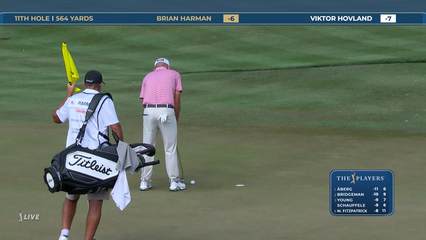 Brian Harman | Round 3 | 11th hole | Shot 5 | 2026 THE PLAYERS