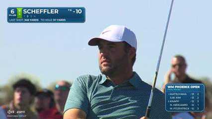 Scottie Scheffler | Round 4 | 6th hole | Shot 2 | 2026 WM Phoenix Open