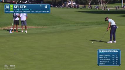 Jordan Spieth | Round 3 | 15th hole | Shot 4 | 2026 The Genesis