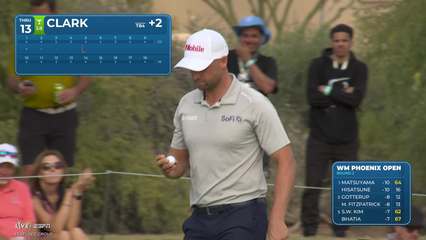 Wyndham Clark | Round 2 | 13th hole | Shot 4 | 2026 WM Phoenix Open