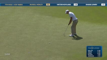 Russell Henley | Round 2 | 7th hole | Shot 5 | 2025 THE PLAYERS