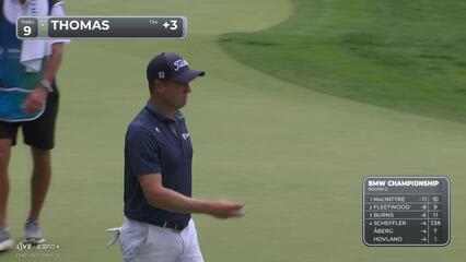 Justin Thomas | Round 2 | 9th hole | Shot 4 | 2025 BMW Championship