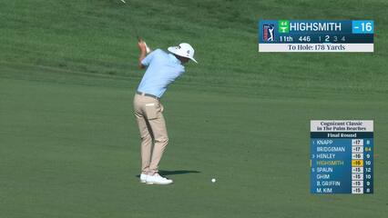 Joe Highsmith | Round 4 | 11th hole | Shot 2 | 2025 Cognizant Classic