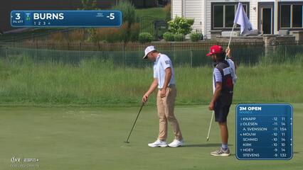 Sam Burns | Round 2 | 3rd hole | Shot 4 | 2025 3M Open
