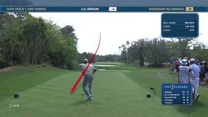 Sudarshan Yellamaraju | Round 4 | 14th hole | Shot 1 | 2026 THE PLAYERS