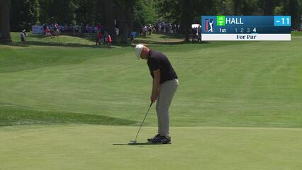 Harry Hall | Round 3 | 1st hole | Shot 4 | 2025 Rocket Classic