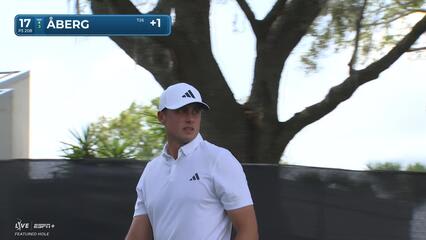 Ludvig Åberg | Round 4 | 17th hole | Shot 1 | 2025 Arnold Palmer Invitational