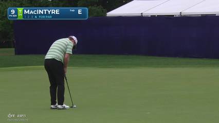 Robert MacIntyre | Round 3 | 9th hole | Shot 5 | 2026 Truist Championship