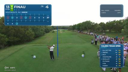 Tony Finau | Round 2 | 13th hole | Shot 1 | 2026 Valero