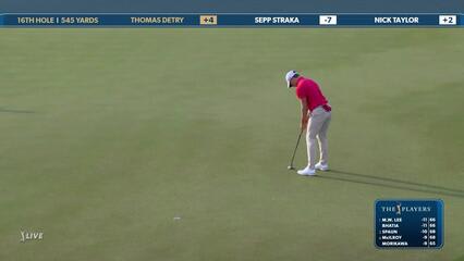 Thomas Detry | Round 2 | 16th hole | Shot 4 | 2025 THE PLAYERS