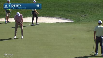 Thomas Detry | Round 3 | 5th hole | Shot 3 | 2025 WM Phoenix Open
