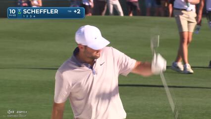 Scottie Scheffler | Round 1 | 10th hole | Shot 2 | 2025 WM Phoenix Open