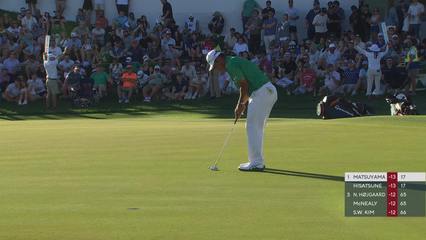 Hideki Matsuyama | Round 3 | 18th hole | Shot 4 | 2026 WM Phoenix Open
